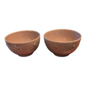 Juliska Thread And Berry Cappuccino Cereal Bowls Set Of 2